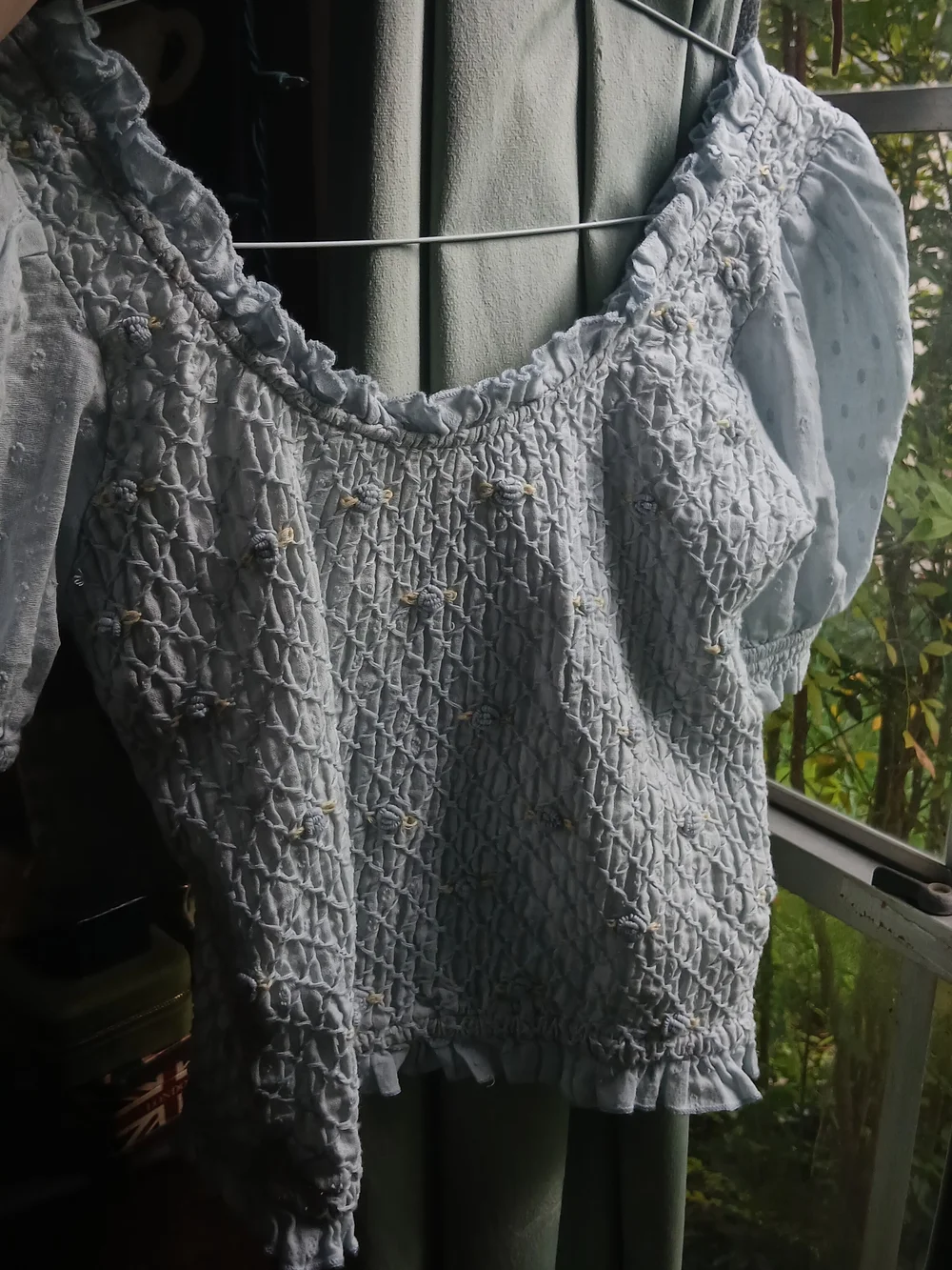 Free People Cecilia Puffed Sleeves Top
